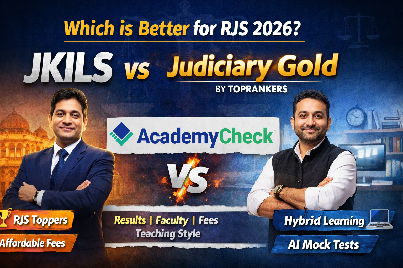 Which is Better for RJS 2026: JKILS or Judiciary Gold by Toprankers? Full Analysis